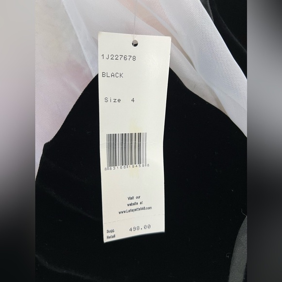 Lafayette 148 New York NWT Black Velvet Silk Bell Sleeve Blazer Jacket MSRP $498 - Picture 8 of 16